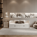 Kihúzható ágy, fehér, 90/180x200, ANTONY