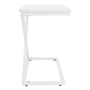 Kisasztal/éjjeliszekrény, fehér, APIA