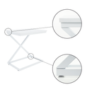 Kisasztal/éjjeliszekrény, fehér, APIA