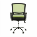 Irodai szék, háló zöld/fekete anyag, APOLO