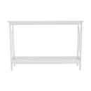 Konzolasztal, fehér, APOLOS