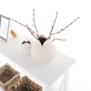 Konzolasztal, fehér, APOLOS