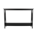 Konzolasztal, fekete, APOLOS
