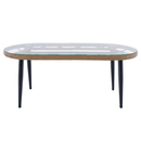 Kerti rattan szett, természetes/bézs/fekete, ARALY