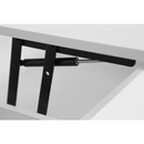 Dohányzóasztal, fehér, ARALYN