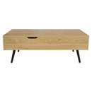 Dohányzóasztal, tölgy, ARALYN