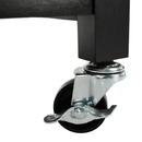 Tálalókocsi, természetes/fekete, ARETE