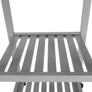 Tálalókocsi, természetes/szürke, ARETE