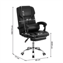 Irodai szék, fekete textilbőr, ARNAUD 2 NEW