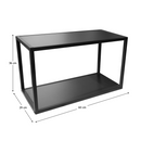 Polc, fekete, FRISBO/ARSANY ONE LOFT 60 G-36