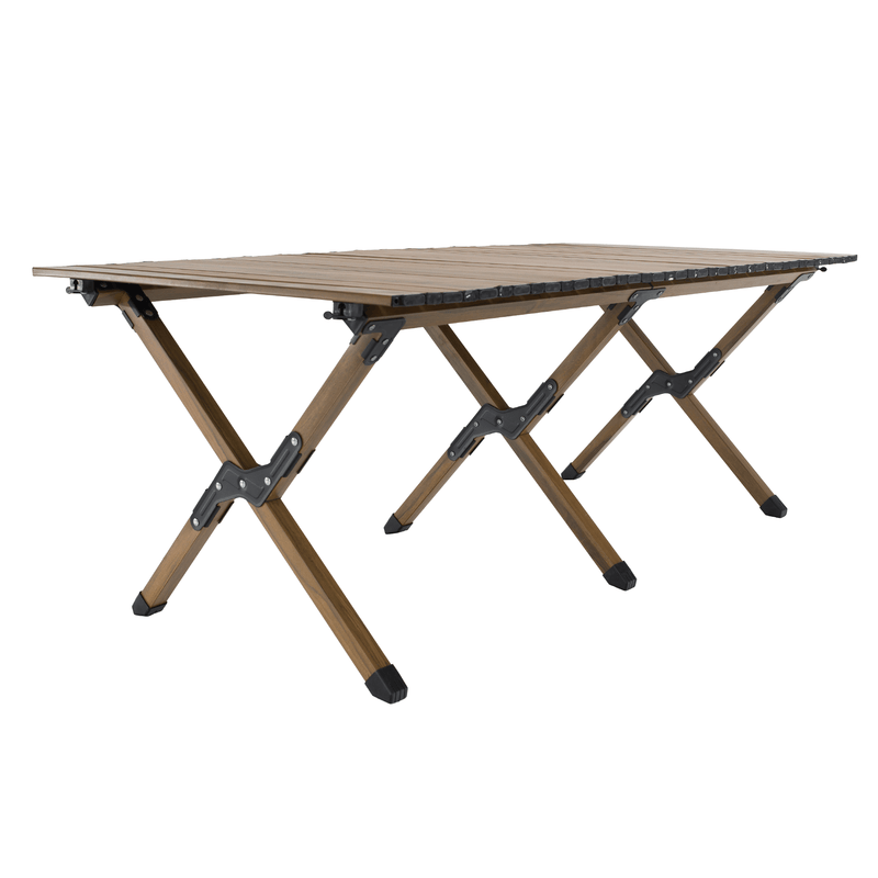 Kempingasztal, barna, ARTUR