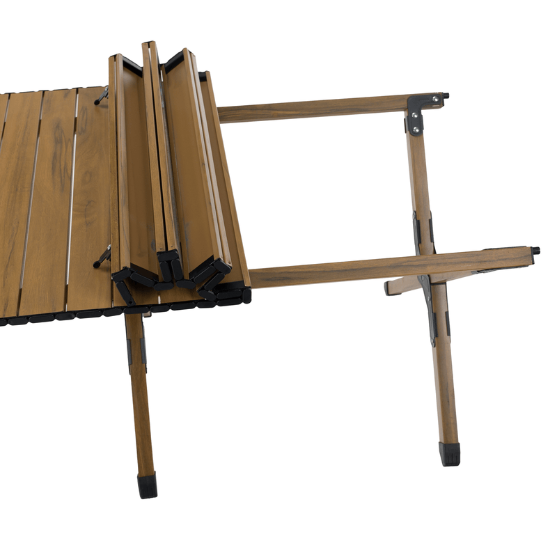 Kempingasztal, barna, ARTUR