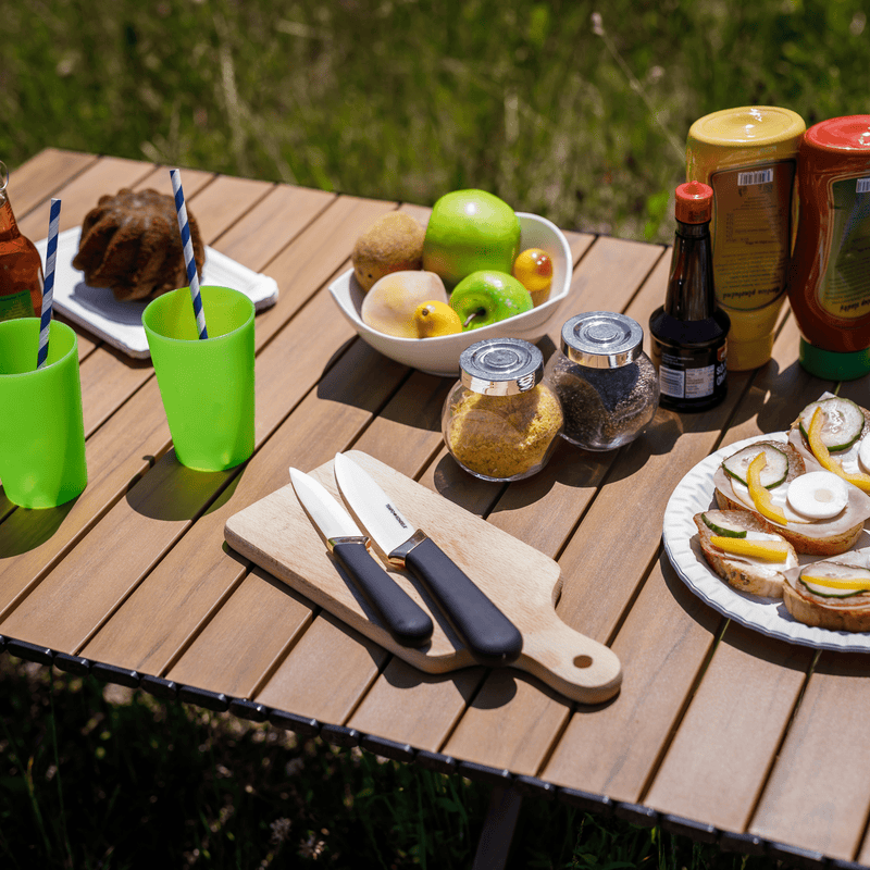 Kempingasztal, barna, ARTUR