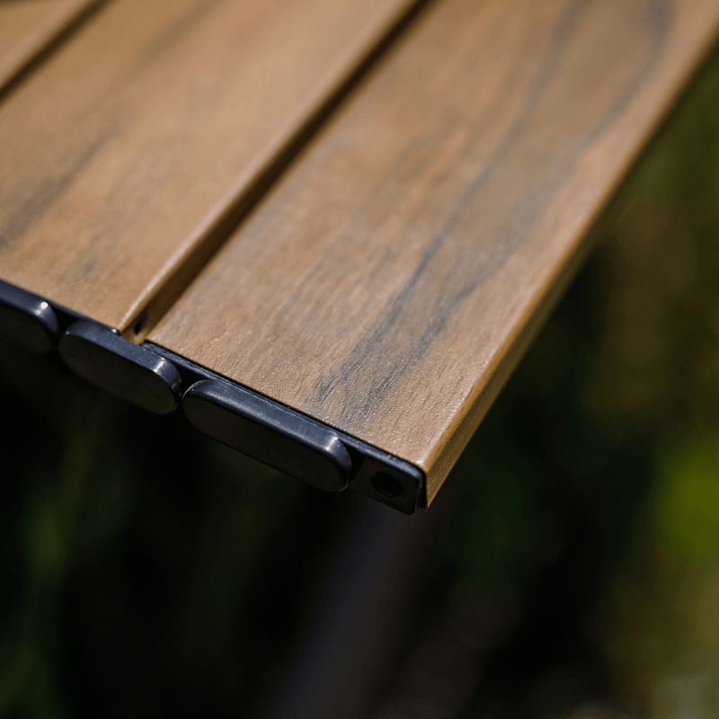 Kempingasztal, barna, ARTUR