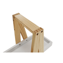 Tároló polc, fehér/természetes, ARVEN