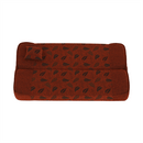 Kanapé, kinyitható rakodótérrel, szövet tégla / minta, ASIA NEW