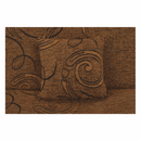 Kanapé, kinyitható rakodótérrel, szövet arany / minta, ASIA NEW