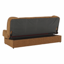 Kanapé, kinyitható rakodótérrel, szövet arany / minta, ASIA NEW