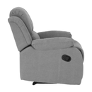 Pihentető fekvőszék, világos szürke szövet, ASKOY