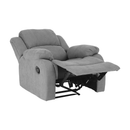 Pihentető fekvőszék, világos szürke szövet, ASKOY
