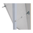 Tükör, bézs/fehér, ASUEL