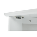 Faliszekrény tükörrel, fehér, ATENE TYP 2