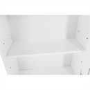 Faliszekrény tükörrel, fehér, ATENE TYP 2