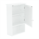 Faliszekrény tükörrel, fehér, ATENE TYP 2