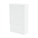 Faliszekrény tükörrel, fehér, ATENE TYP 2