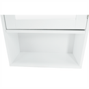 Faliszekrény tükörrel, fehér, ATENE TYP 2