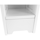 Keskeny polcos elem, fehér, ATENE TYP 6