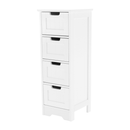 4-fiókos komód, fehér, ATENE TYP 7