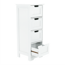 4-fiókos komód, fehér, ATENE TYP 7
