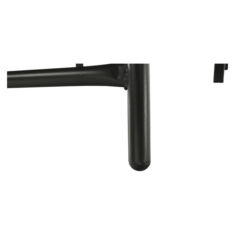 Rakásolható állítható kerti szék, fekete/szürke, ATREO