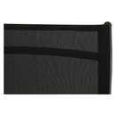 Rakásolható állítható kerti szék, fekete/szürke, ATREO