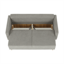 Szófa kinyitható, szürke anyag Queens, AURELIA