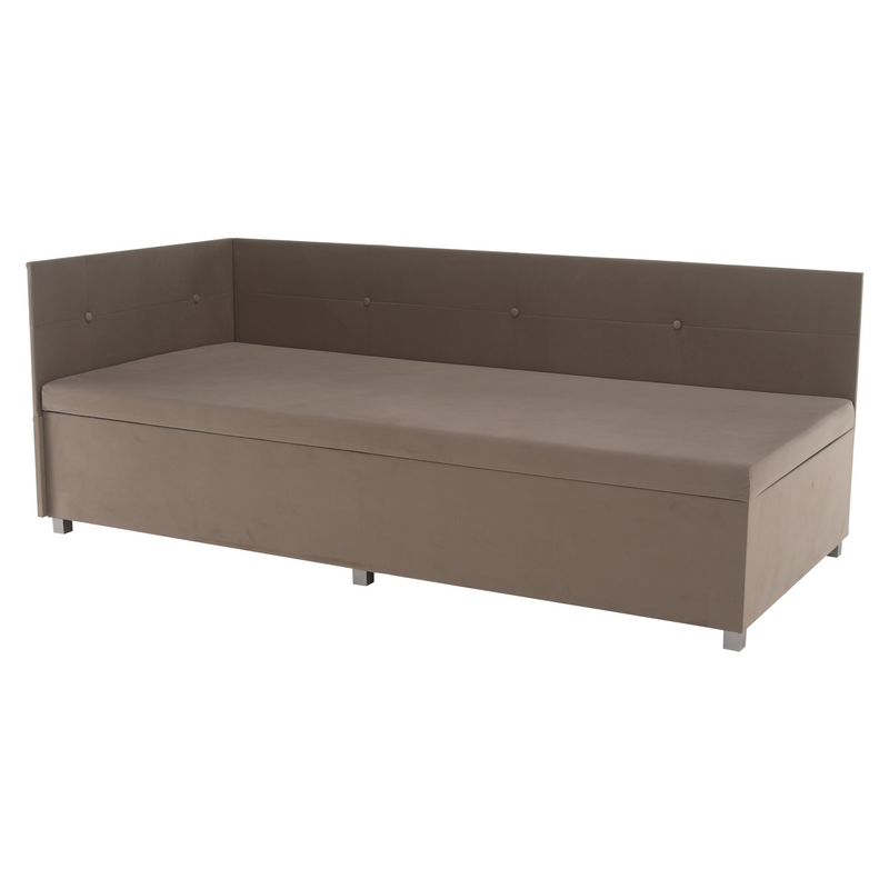 Heverő tárolóhellyel, bézses szürke, AURIA UNI