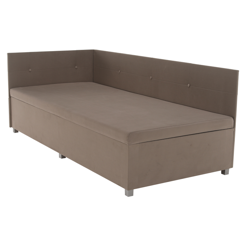 Heverő tárolóhellyel, bézses szürke, AURIA UNI