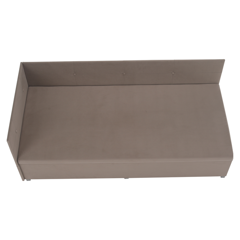 Heverő tárolóhellyel, bézses szürke, AURIA UNI