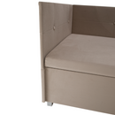 Heverő tárolóhellyel, bézses szürke, AURIA UNI