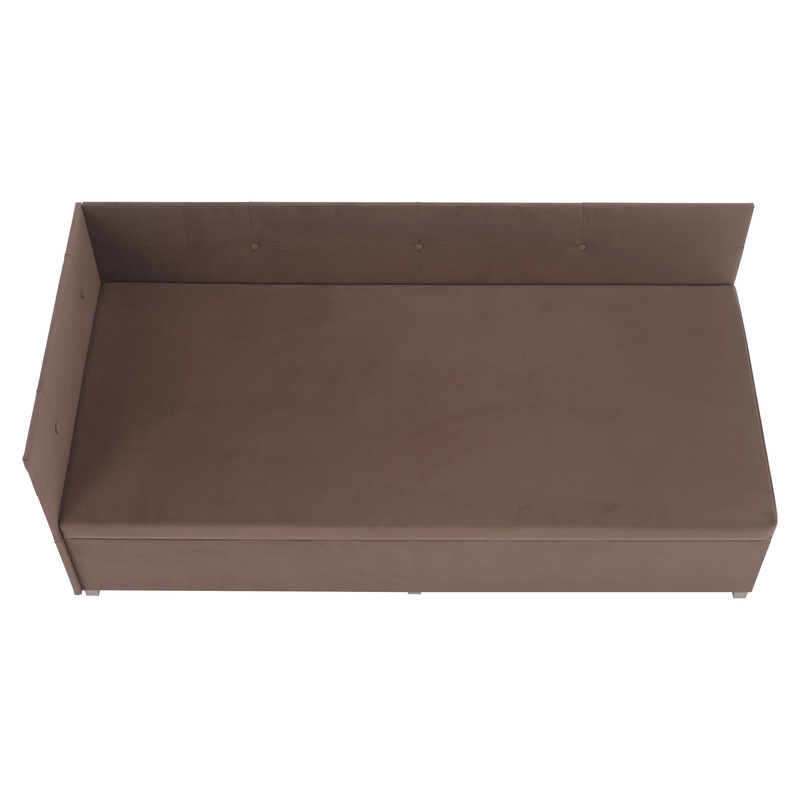 Heverő tárolóhellyel, barna Taupe, AURIA UNI