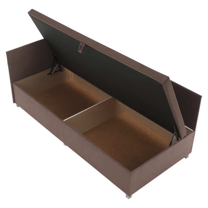 Heverő tárolóhellyel, barna Taupe, AURIA UNI