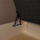 Heverő tárolóhellyel, barna Taupe, AURIA UNI