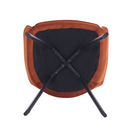 Design fotel, terrakotta Velvet szövet, AURIL