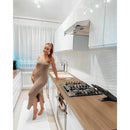 Alsószekrény, fehér/fehér extra magasfényű HG, AURORA D60S3