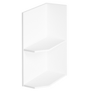 Alsószekrény, fehér, jobbos, AURORA D25PZ