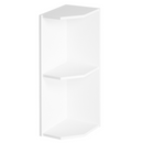 Felső sarokszekrény, fehér, AURORA G25PZ