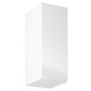 Felsőszekrény, fehér/fehér extra magasfényű, jobbos, AURORA G30