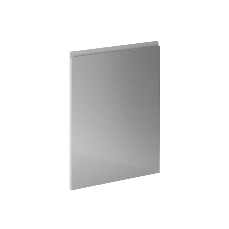 Előlap mosogatógéphez, fehér/szürke extra magasfényű HG, 59,6x57, AURORA