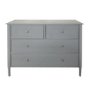 Komód, szürke, AVIELA